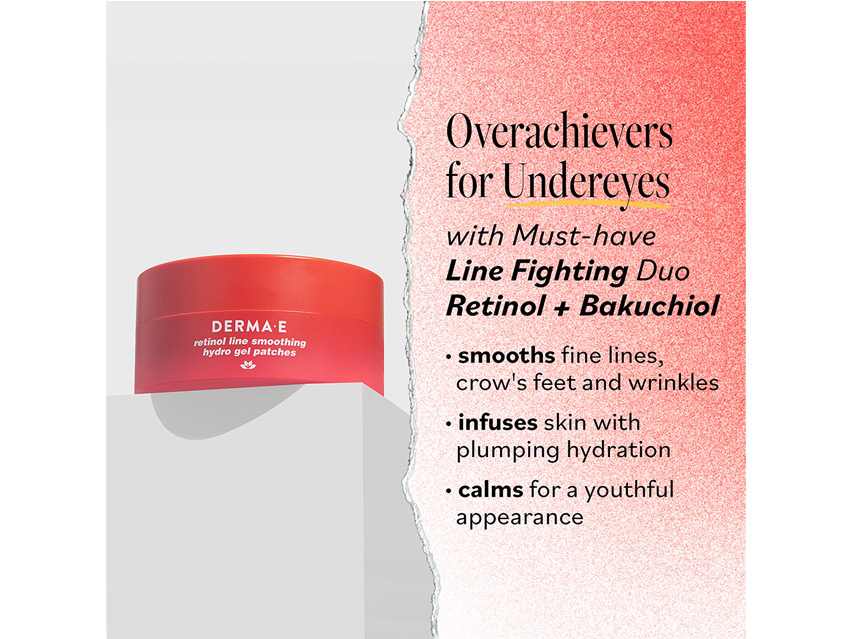 derma e Retinol Line Smoothing Hydro Gel Patches