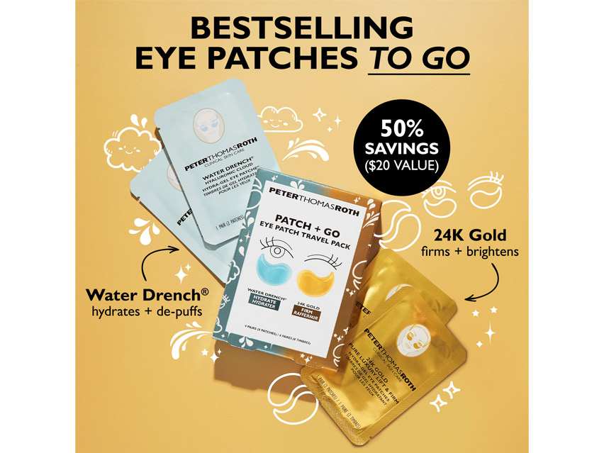 Peter Thomas Roth Patch &amp; Go Eye Patch Travel Pack - Limited Edition
