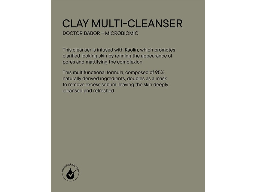 DOCTOR BABOR Microbiomic Clay Multi Cleanser