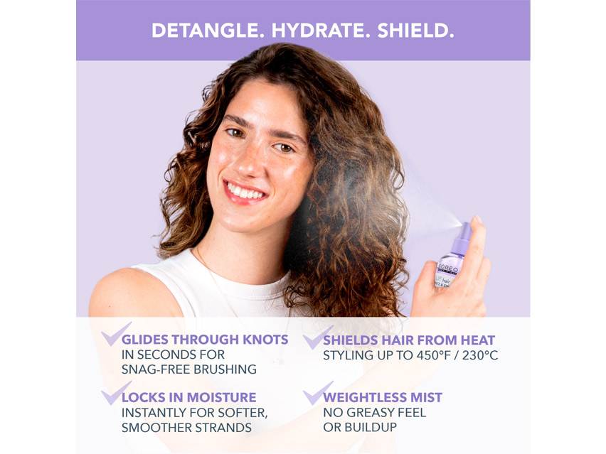 FOREO FLIP Play Advanced LED Light Hairbrush &amp; Hair Spritz Duo