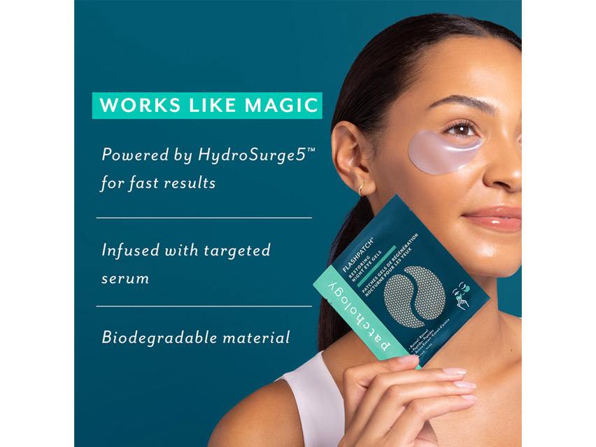 patchology FlashPatch Restoring Night Eye Gels