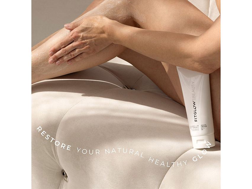 Fitglow Beauty Vitamin C + Bakuchiol Body Serum-in-Cream