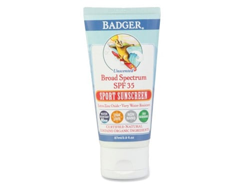 Badger Broad Spectrum Sport Sunscreen SPF 35 Unscented