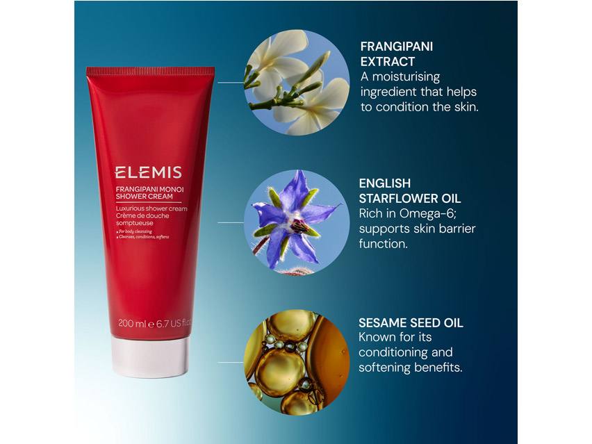 ELEMIS Frangipani Monoi Shower Cream