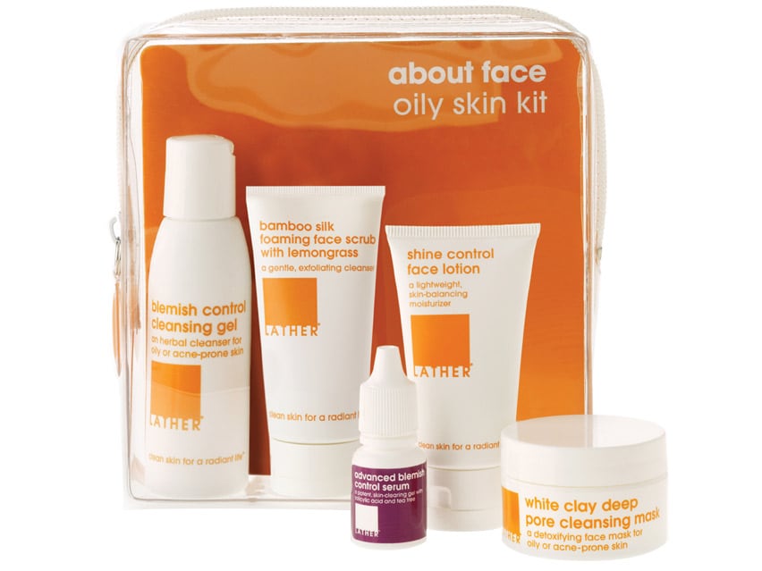 LATHER About Face Oily Skin Kit