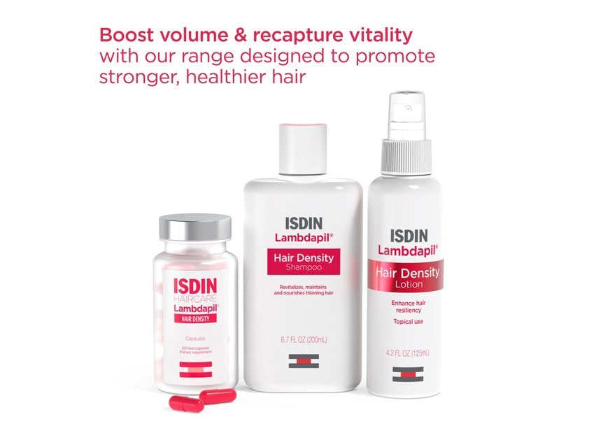 ISDIN Lambdapil Hair Density Daily Hair Supplement for Thinning Hair - 3 Pack