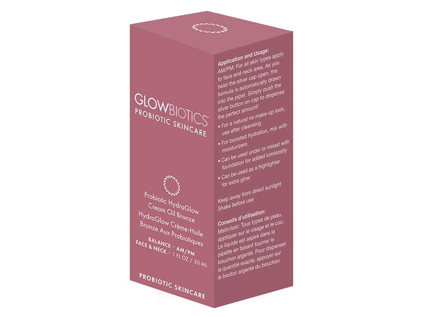 GLOWBIOTICS MD Probiotic Hydraglow Bronze Cream Oil