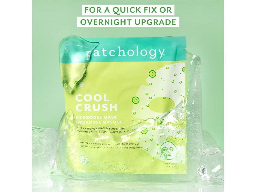patchology Cool Crush Extra Depuffing Hydrogel Face Mask
