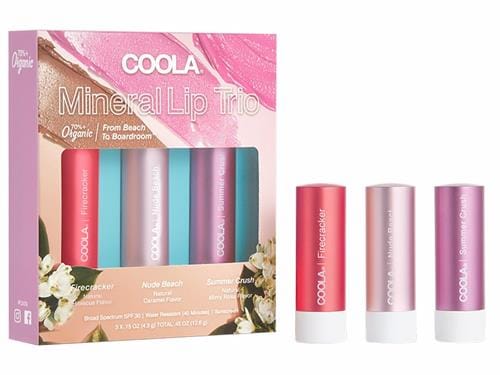 coola mineral liplux spf 30 organic tinted trio