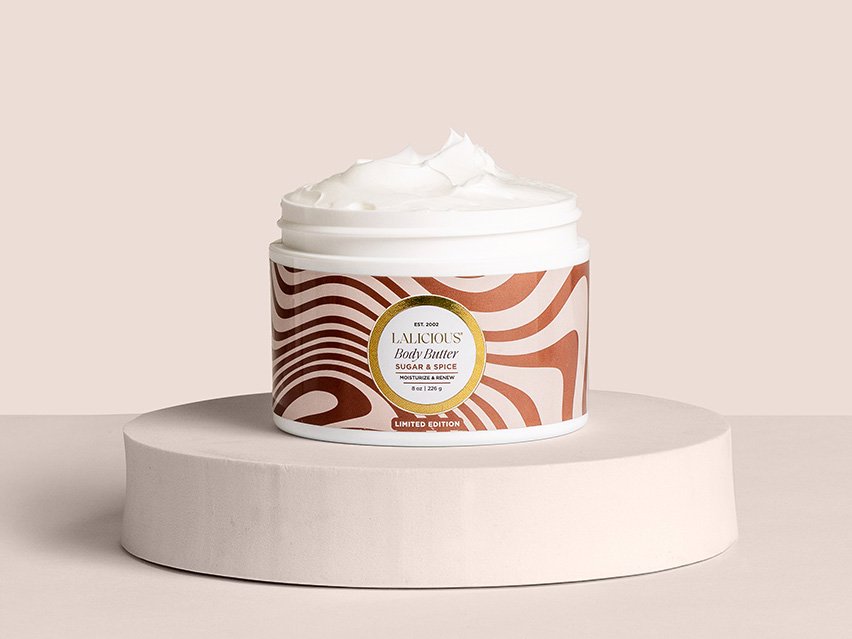 LALICIOUS Hydrating Body Butter - Sugar & Spice - Limited Edition