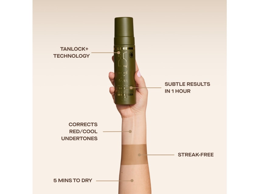 NUDA Sunless ToneFoam Express Self Tanning Mousse - Olive