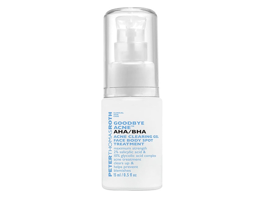 Peter Thomas Roth Goodbye Acne AHA/BHA Acne Clearing Gel Face & Body Spot Treatment - 0.5 oz