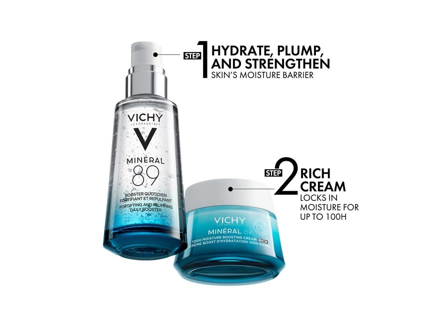 Vichy Mineral 89 100H Moisture Boosting Cream Rich Fragrance Free