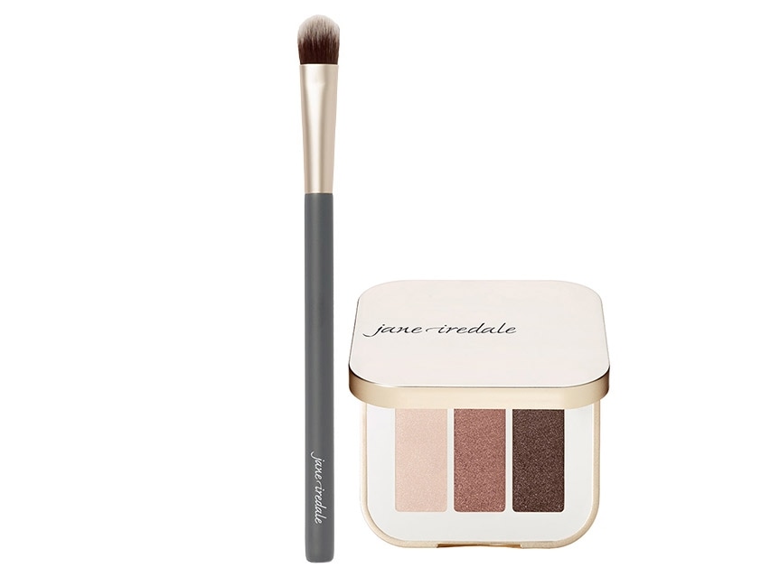 jane iredale Eye Shadow Triple and Fluffy Eye Brush duo