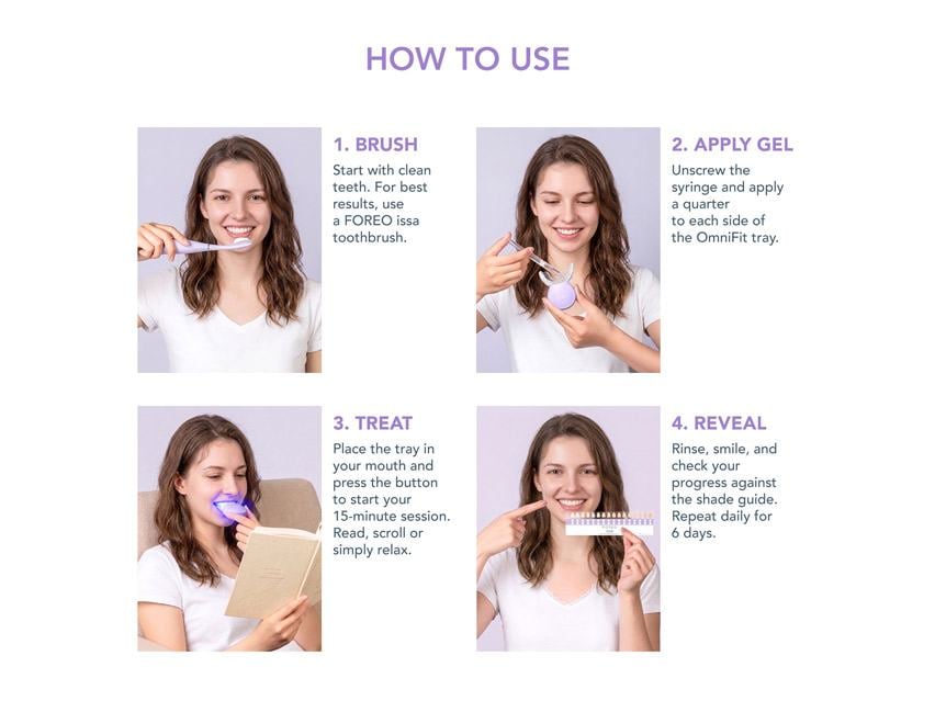 FOREO ISSA Teeth Whitening Set