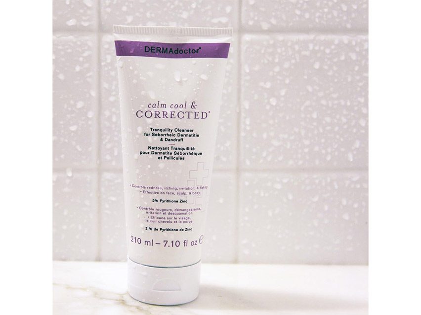 DERMAdoctor Calm Cool + Corrected Tranquility Cleanser for Seborrheic Dermatitis &amp; Dandruff