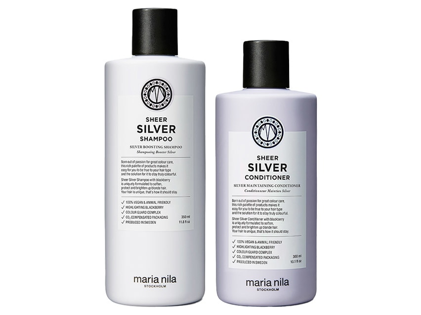 Maria Nila Sheer Silver Shampoo & Conditioner Duo