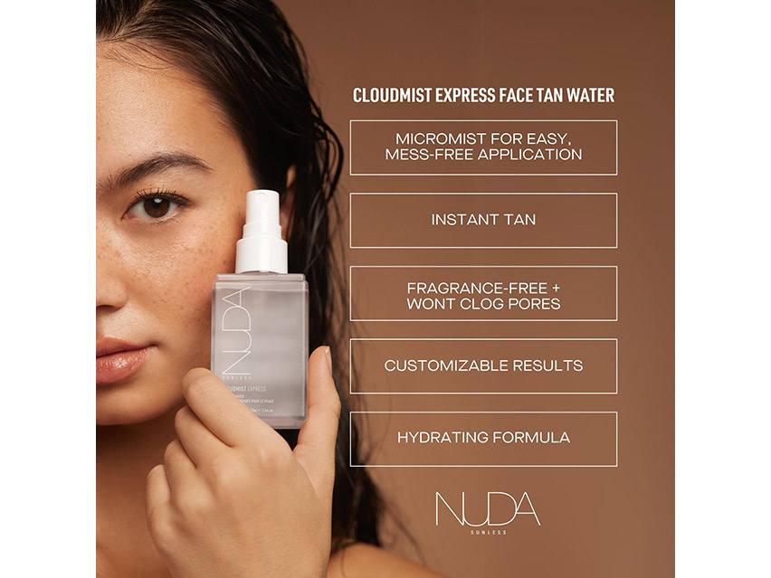 NUDA Cloudmist Express Face Tan Water Express