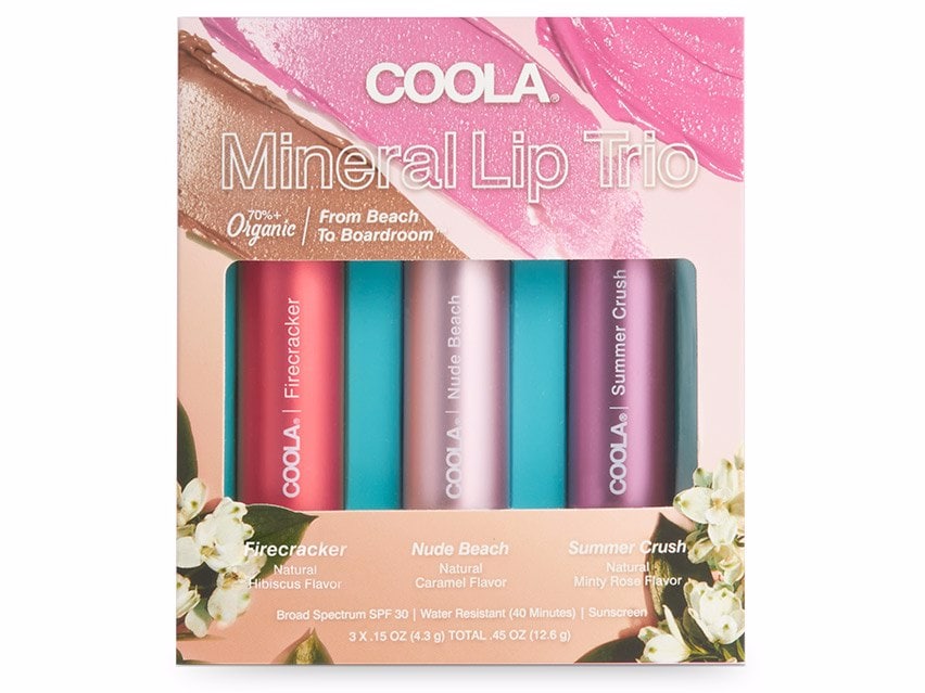 COOLA From Beach to Boardroom Tinted Mineral Liplux Trio SPF 30