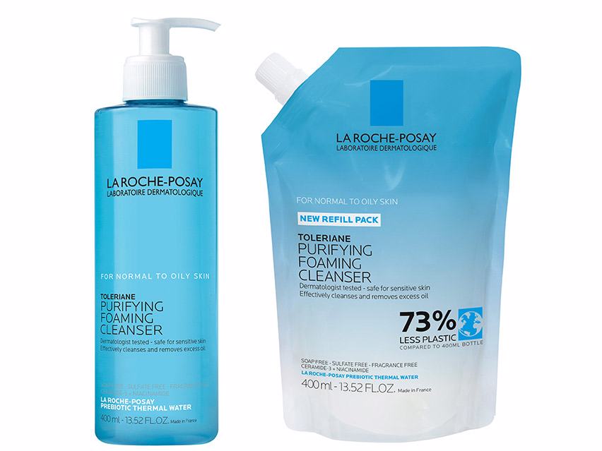 La Roche-Posay Toleriane Purifying Foaming Cleanser & Refill Duo