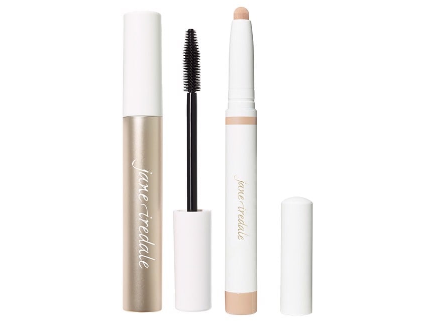 jane iredale ColorLuxe Eye Shadow Stick + Lash Fixation Tubing Mascara Duo - Alabaster & Brown