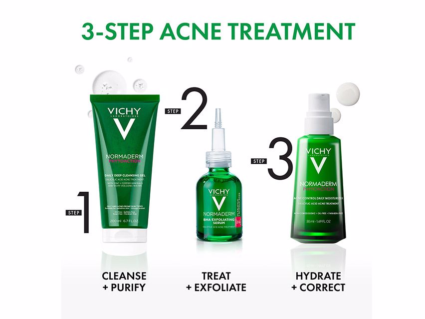 Vichy Normaderm 3-Step Acne Kit for Oily Skin