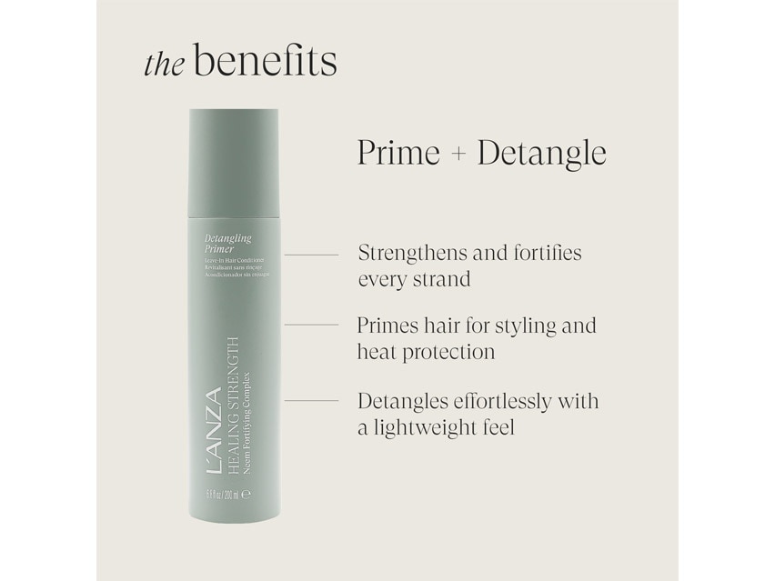 L&#39;ANZA Healing Strength Detangling Primer Leave-In Conditioner
