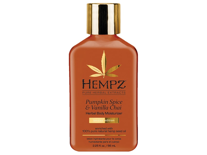 Hempz Herbal Body Moisturizer - Travel Size - Pumpkin Spice & Vanilla Chai