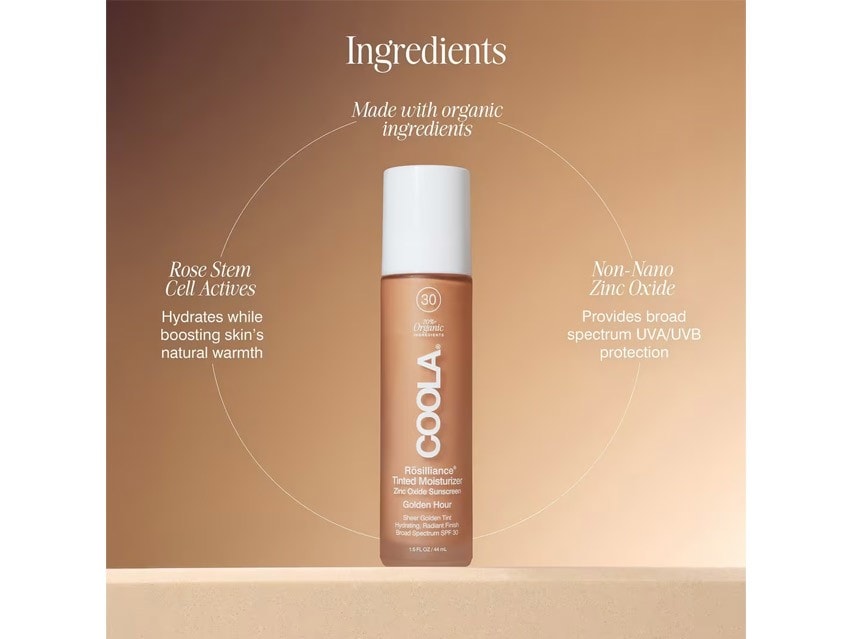 COOLA Rōsilliance Mineral Tinted Face Moisturizer SPF 30