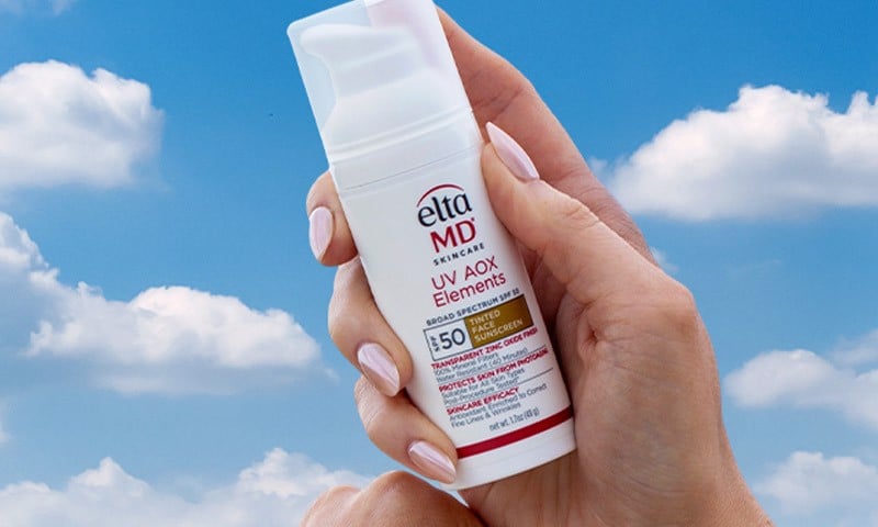 Free $45 Full-Size UV AOX Elements Tinted Broad Spectrum Sunscreen SPF 50 with $125 EltaMD purchase