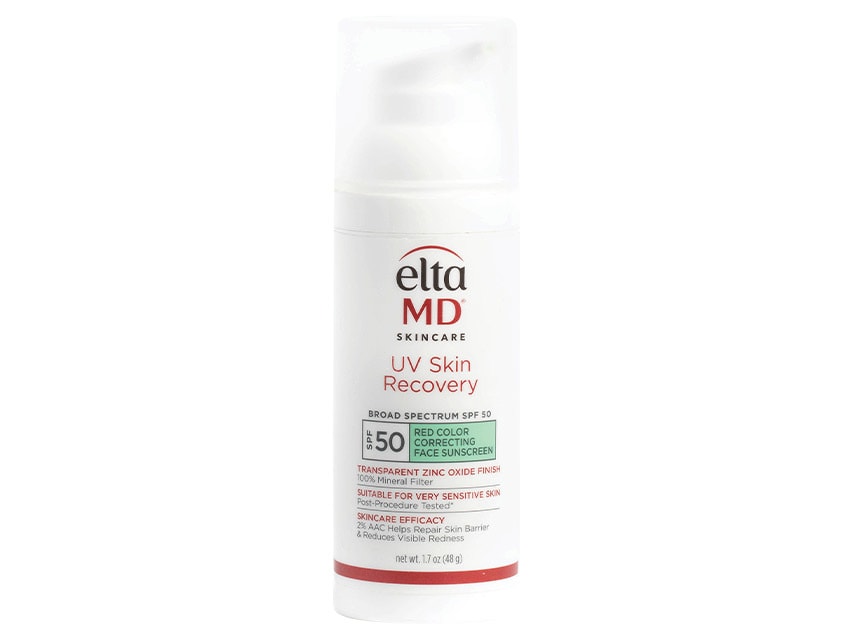 EltaMD UV Skin Recovery Broad Spectrum SPF 50 - Green Tint for Redness