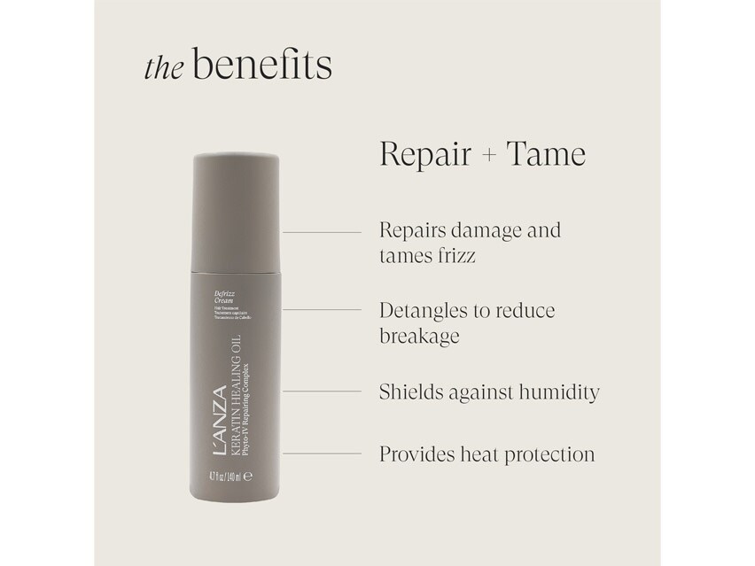 L&#39;ANZA Keratin Healing Oil Defrizz Cream Treatment