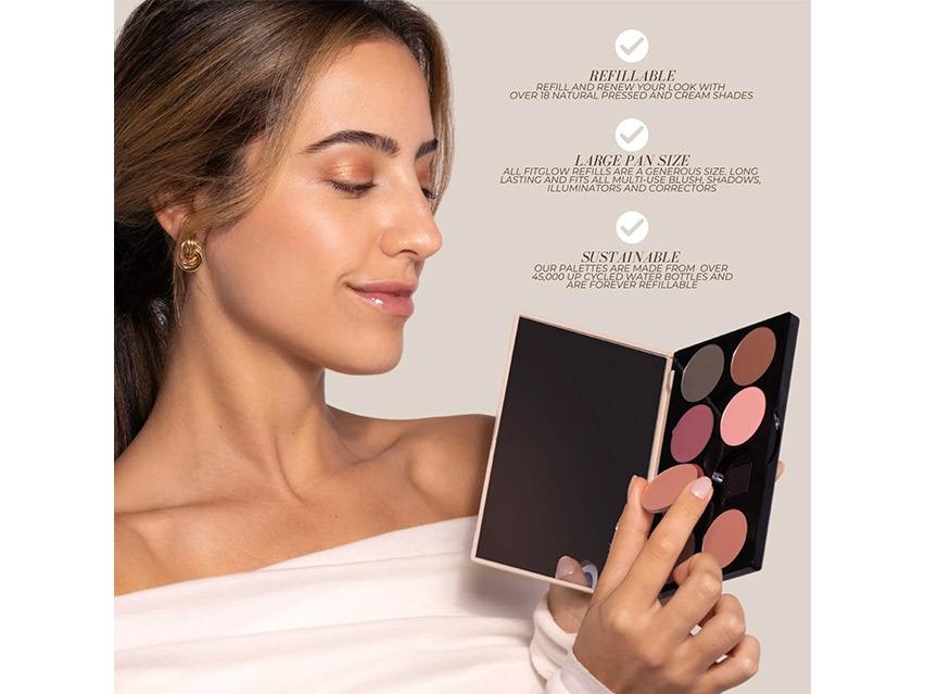 Fitglow Beauty 8 Shade Refillable Palette