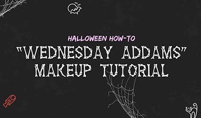 Halloween How-To: Wednesday Addams Makeup Tutorial