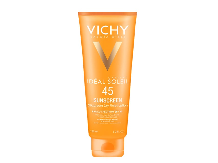 Vichy Capital Soleil SPF 45 Silkscreen Dry-Finish Lotion