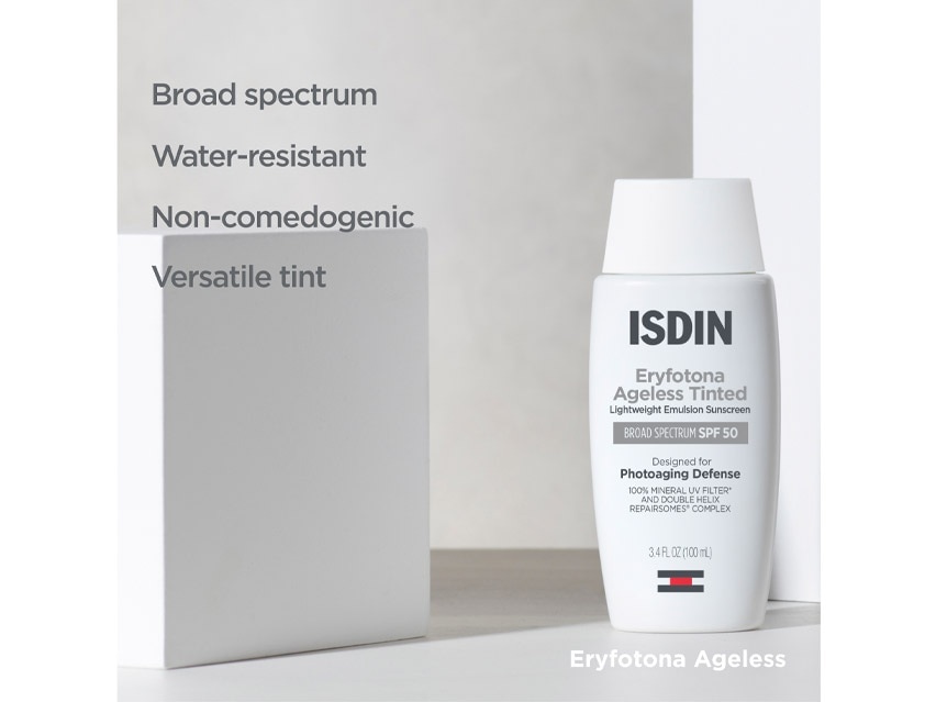 ISDIN Photo Eryfotona Ageless Ultralight Tinted Mineral SPF 50 Sunscreen