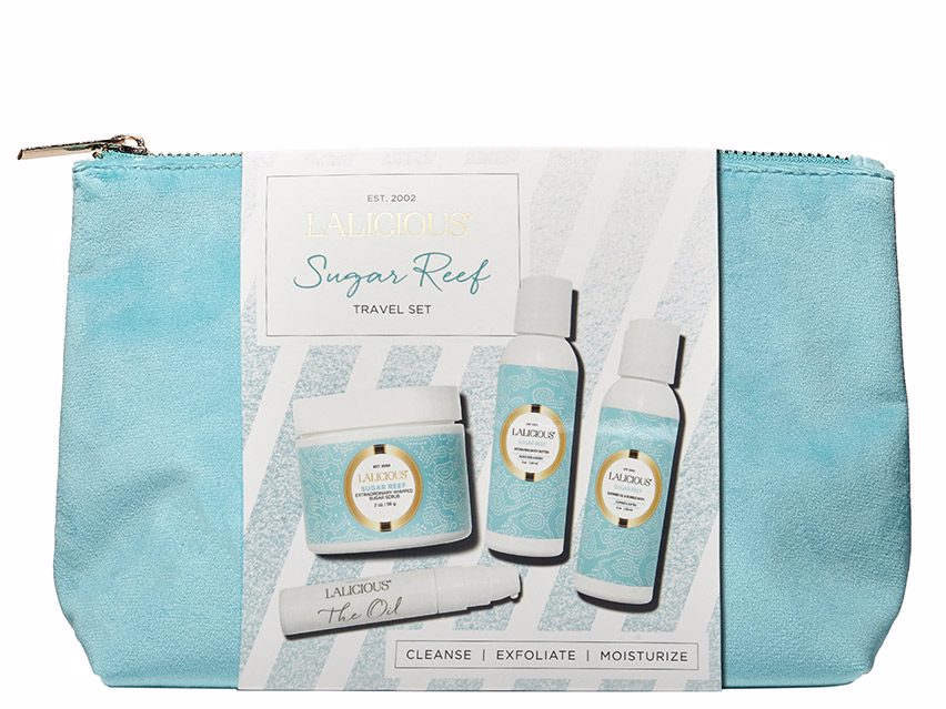 LALICIOUS Glow On The Go Travel Collection - Sugar Reef