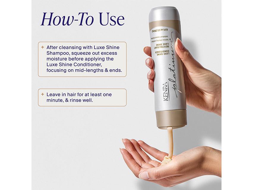 Kenra Professional Platinum Luxe Shine Conditioner - New
