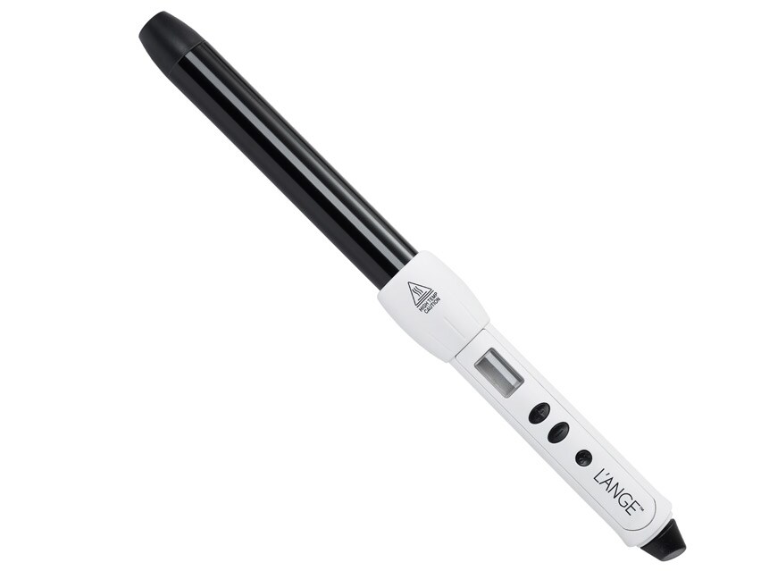 L'ange Hair Lustre Ceramic Curling Wand - 1" (25MM) - White