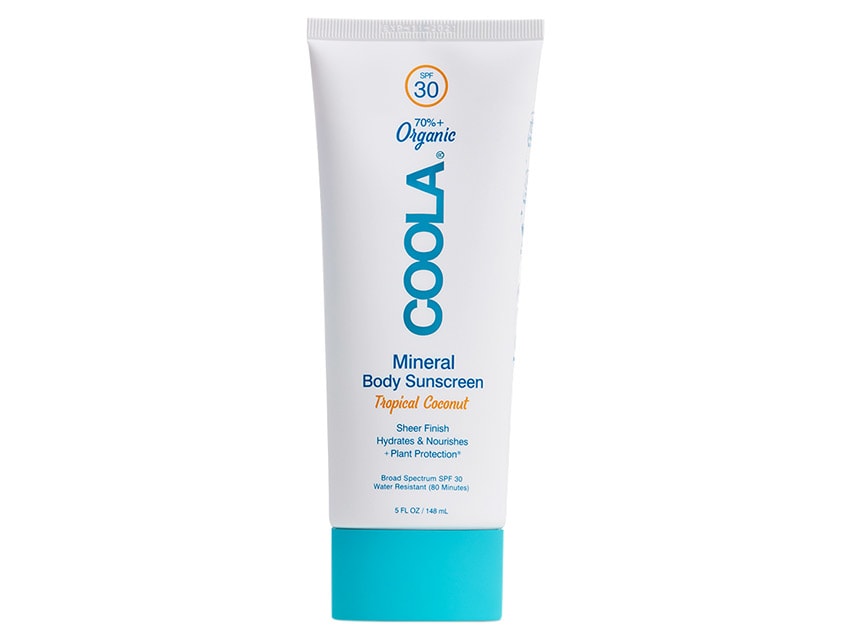 COOLA Mineral Body Organic Sunscreen Lotion SPF 30 - Tropical Coconut - 5.0 oz