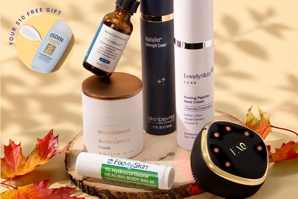 Your free $10 gift with Dr's Fall picks and Fall leaves