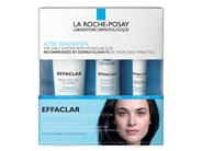 La Roche-Posay Effaclar 3-Step System with three sensitive skin acne products
