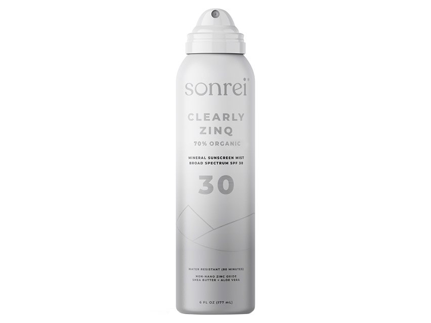 Sonrei Clearly Zinq Organic SPF 30 Mineral Mist Sunscreen