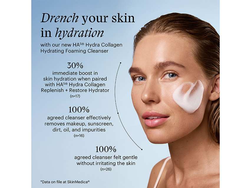 SkinMedica HA5 Hydra Collagen Foaming Cleanser