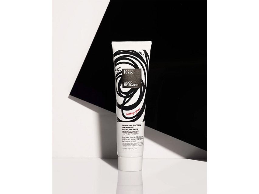IGK Good Behavior Spirulina Protein Smoothing Blowout Balm