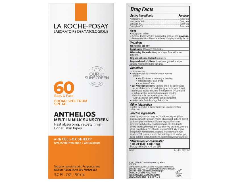 La Roche-Posay Anthelios 60 Melt-In Sunscreen Milk SPF 60