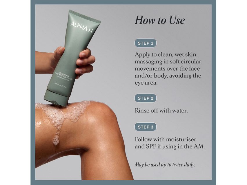Alpha-H Clear Skin Face and Body Wash