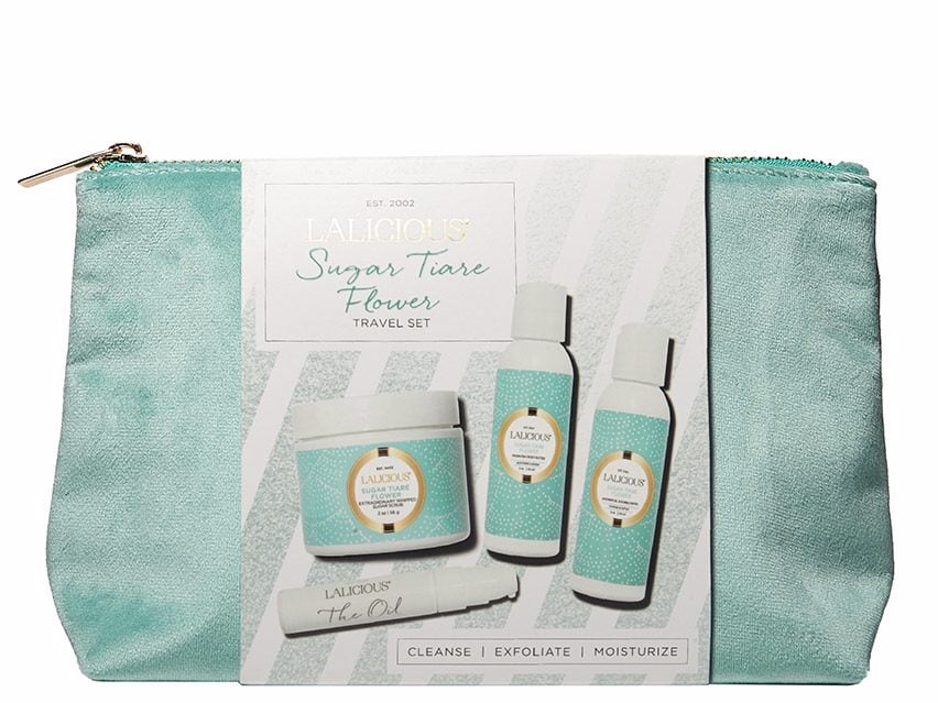 LALICIOUS Glow On The Go Travel Collection - Sugar Tiare Flower