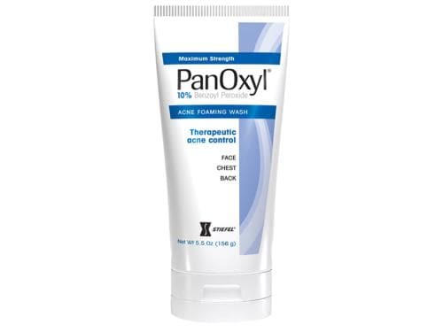 PanOxyl® Wash Acne Foaming 10% Benzoyl Peroxide: acne skin ...