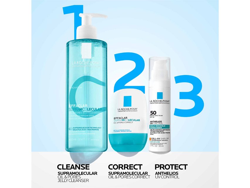 La Roche-Posay Effaclar Supramolecular Oil &amp; Pores Mattifying Cleansing Gel